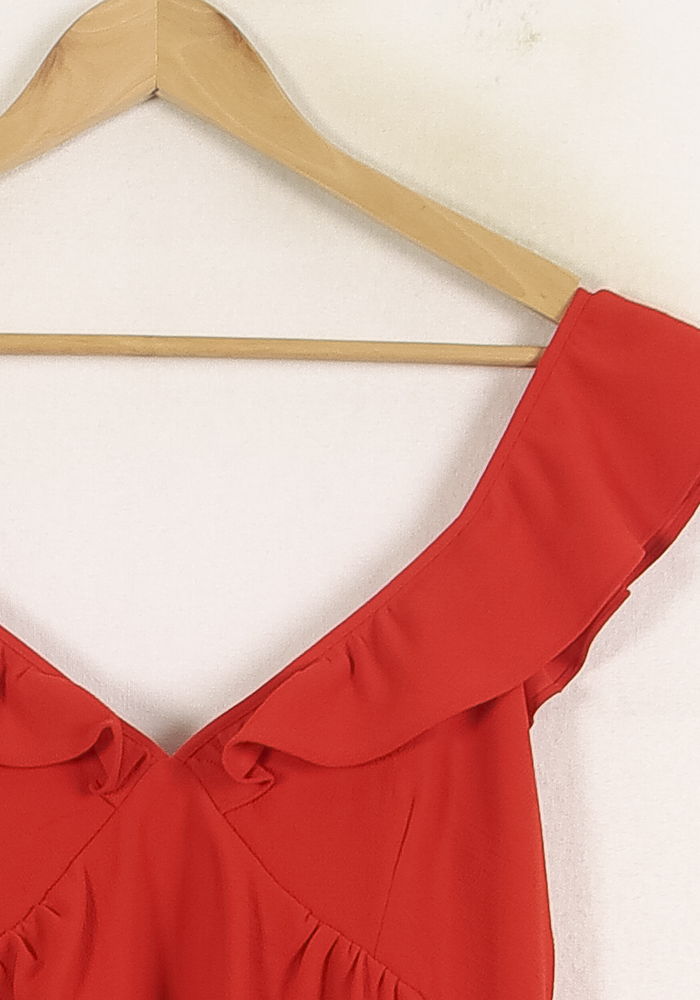 Robe Courte Rouge - Taille S/36 de la marque Sézane | PARAD56293 - Vendu par Paradigme - Image 3