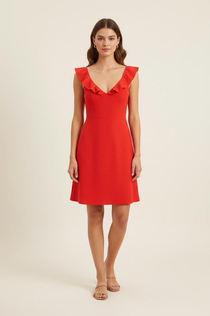 Robe Courte Rouge - Taille S/36 de la marque Sézane | PARAD56293 - Vendu par Paradigme - Image 1