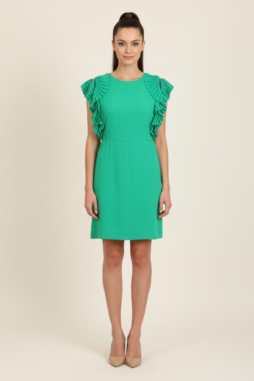 Robe Courte Verte - Taille S/36 de la marque Maje | PARAD56294 - Vendu par Paradigme - Image 1