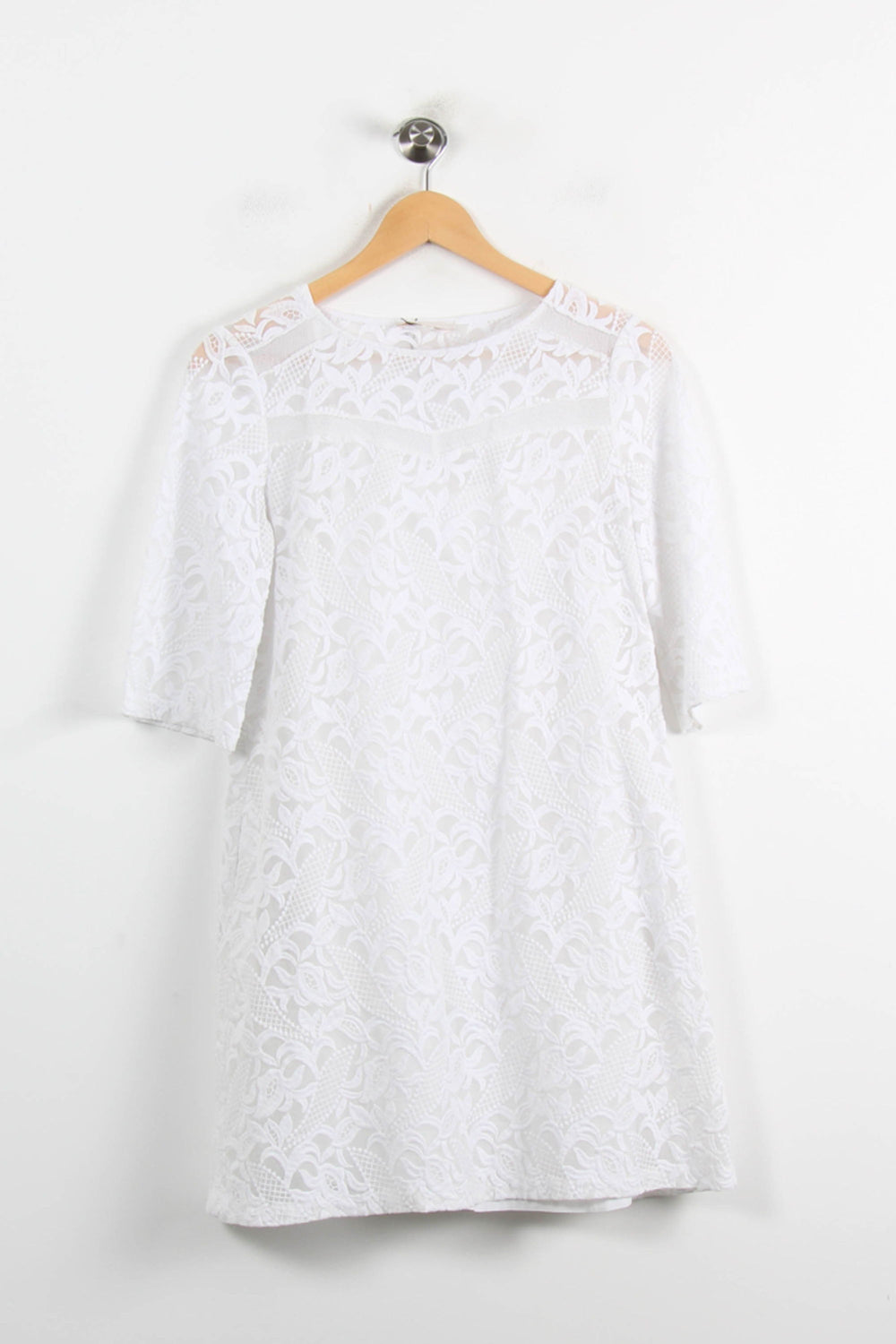 Robe Courte Blanche - Taille M/38 de la marque Maje | PARAD56295 - Vendu par Paradigme - Image 2
