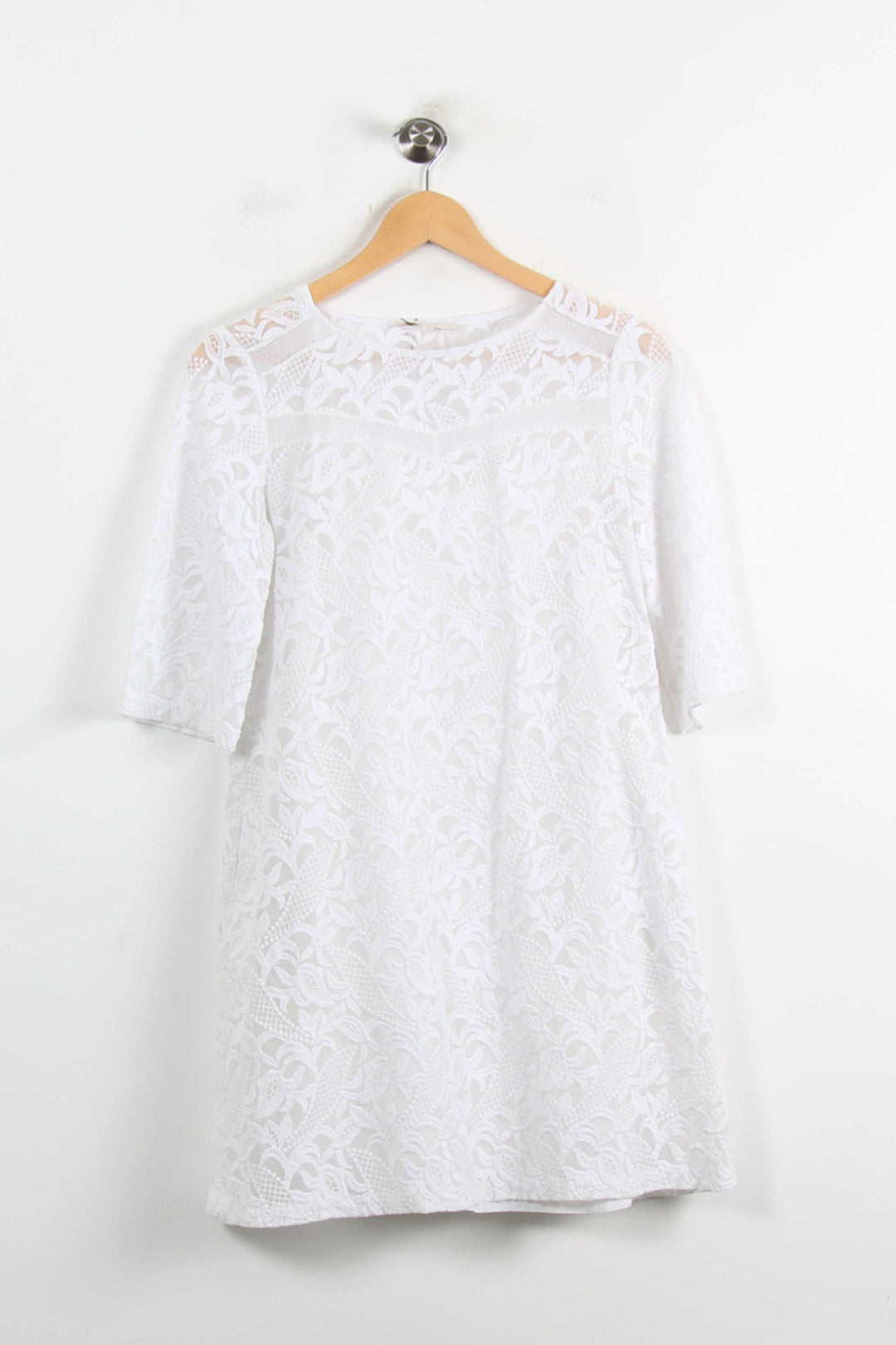 Robe Courte Blanche - Taille M/38 de la marque Maje | PARAD56295 - Vendu par Paradigme - Image 2