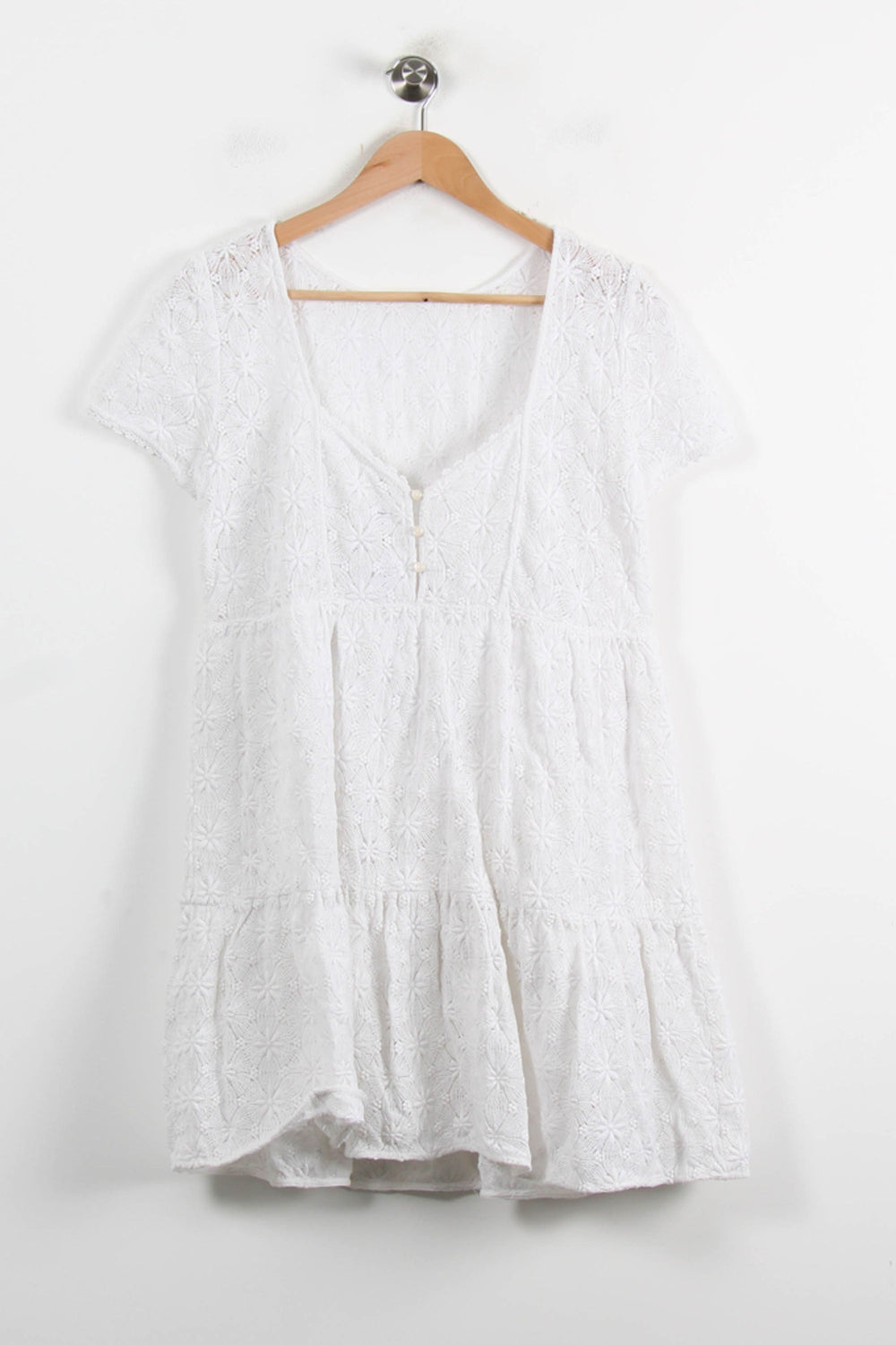 Robe Courte Blanche - Taille S/36 de la marque Sézane | PARAD56298 - Vendu par Paradigme - Image 2