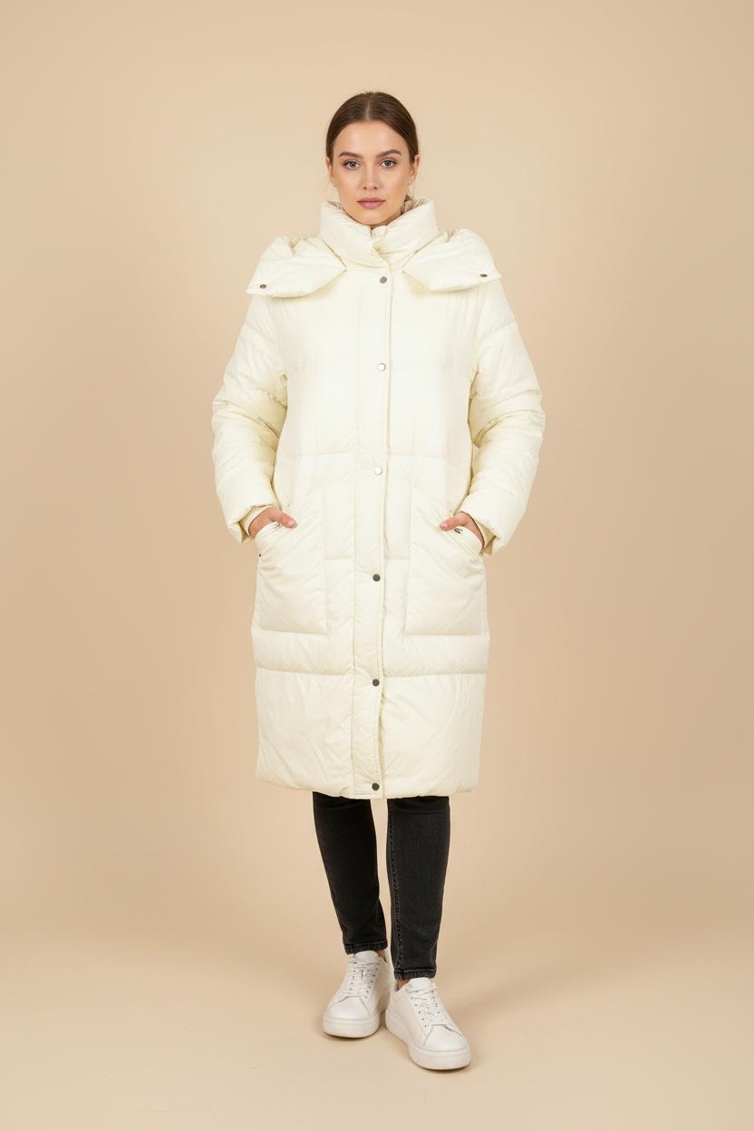 Doudoune Blanche - Taille M/38 de la marque Caroll | PARAD56302 - Vendu par Paradigme - Image 1