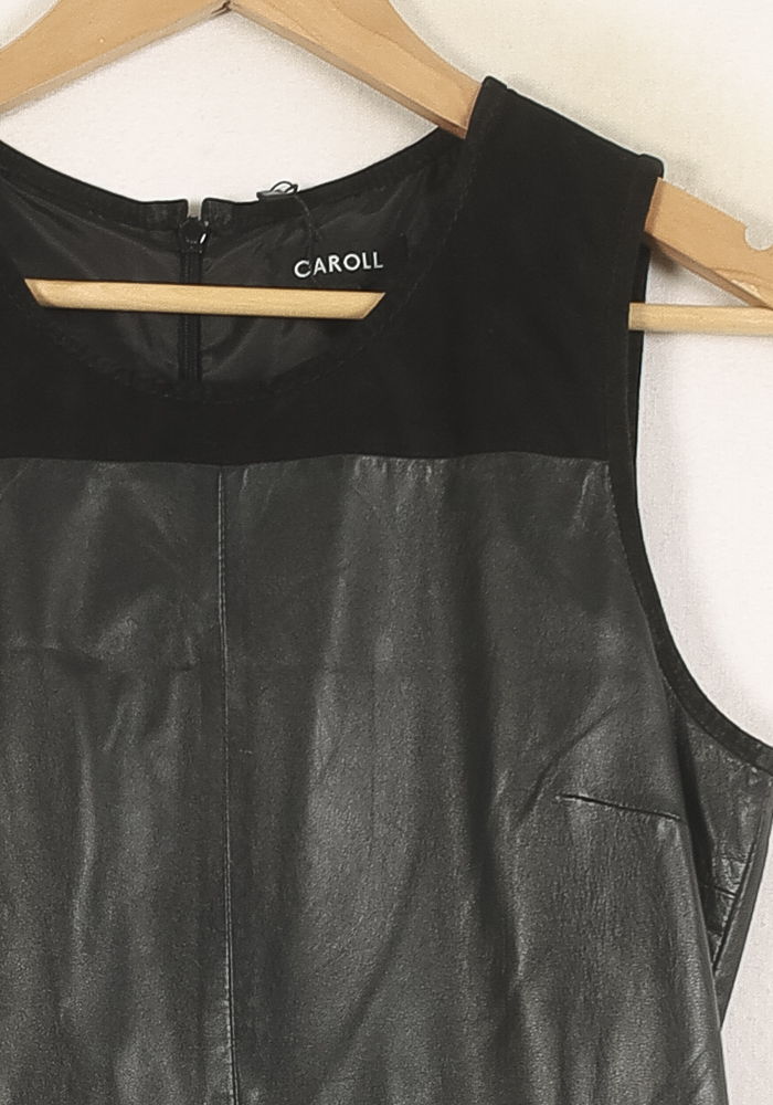 Robe Sans Manches Noire - Taille S/36 de la marque Caroll | PARAD56307 - Vendu par Paradigme - Image 3