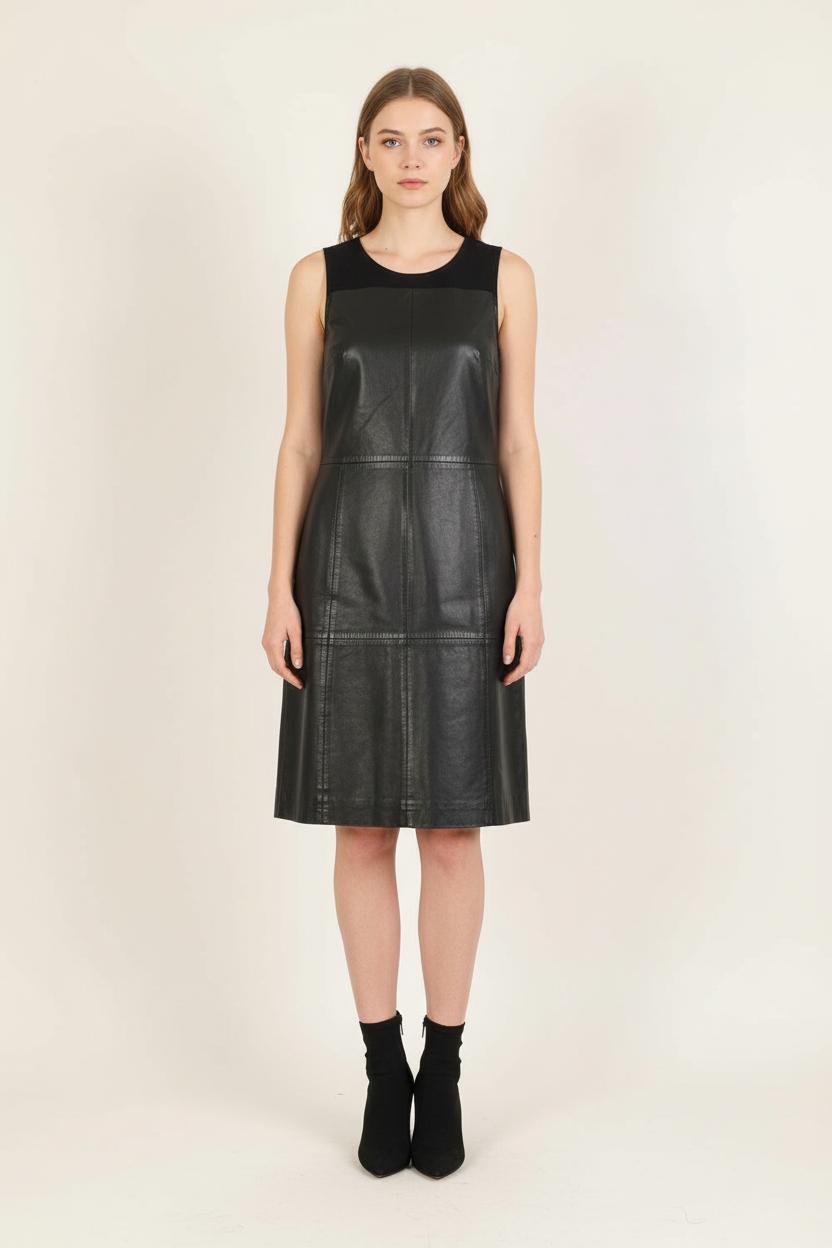 Robe Sans Manches Noire - Taille S/36 de la marque Caroll | PARAD56307 - Vendu par Paradigme - Image 1
