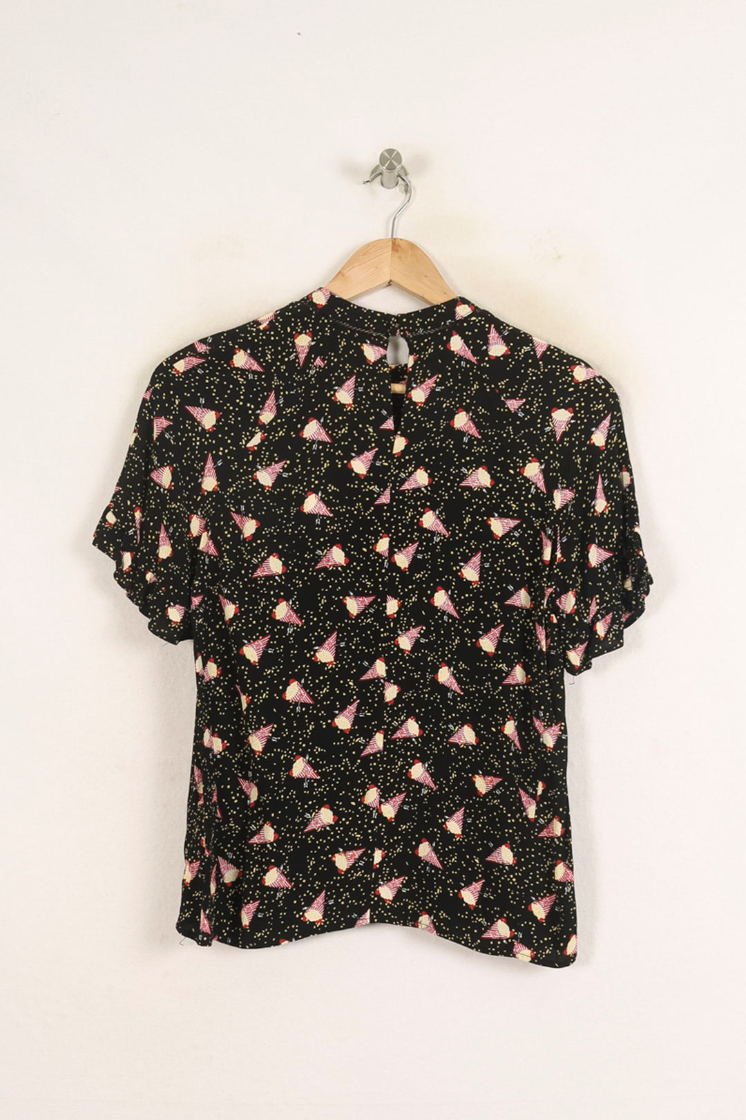 Blouse Noire et Rose - Taille S/36 de la marque Karl Marc John | PARAD56315 - Vendu par Paradigme - Image 4