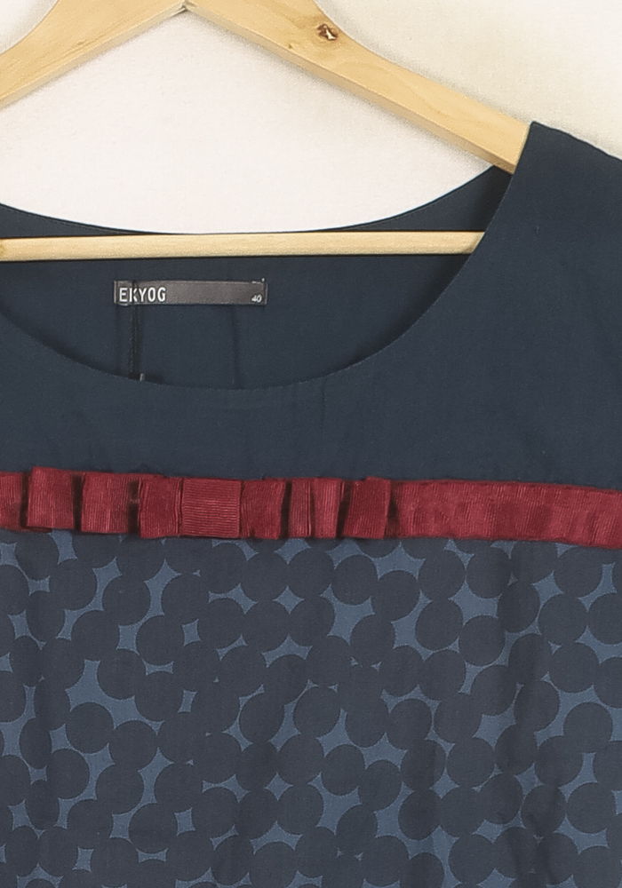 Blouse Bleu et Rouge - Taille L/40 de la marque Ekyog | PARAD56322 - Vendu par Paradigme - Image 3