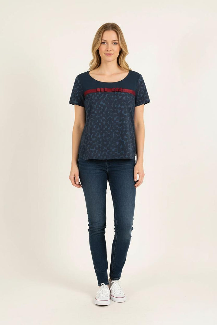 Blouse Bleu et Rouge - Taille L/40 de la marque Ekyog | PARAD56322 - Vendu par Paradigme - Image 1