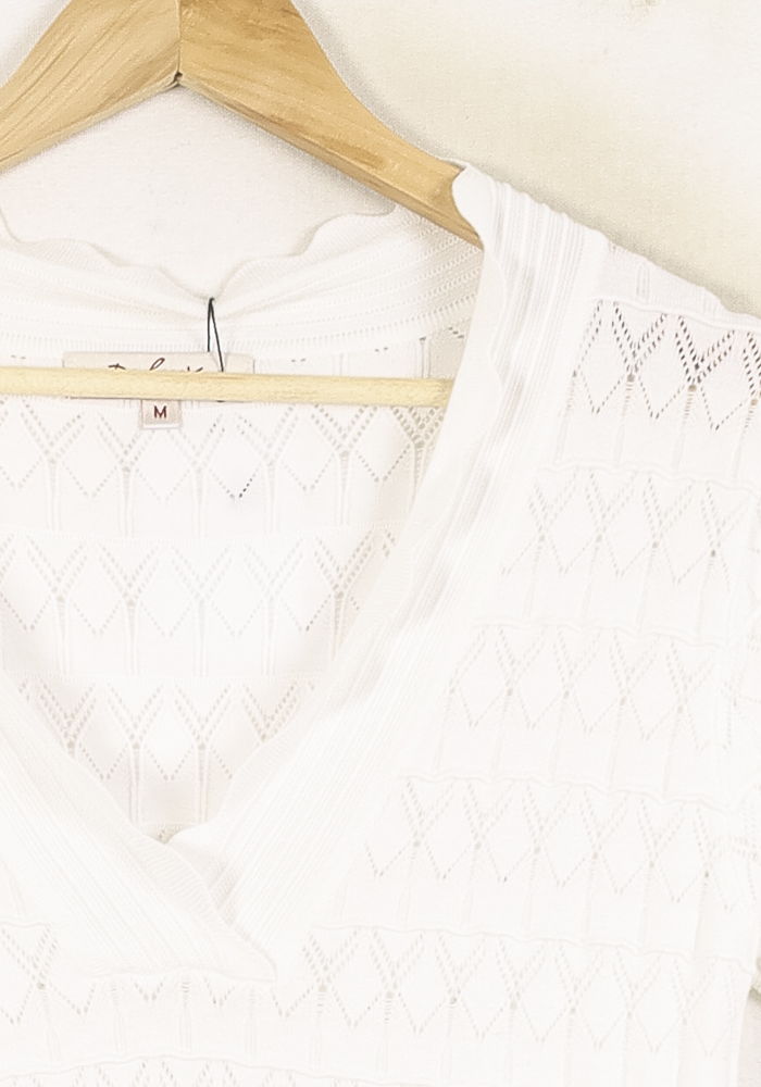 Top Blanc - Taille M/38 de la marque Derhy | PARAD56332 - Vendu par Paradigme - Image 3