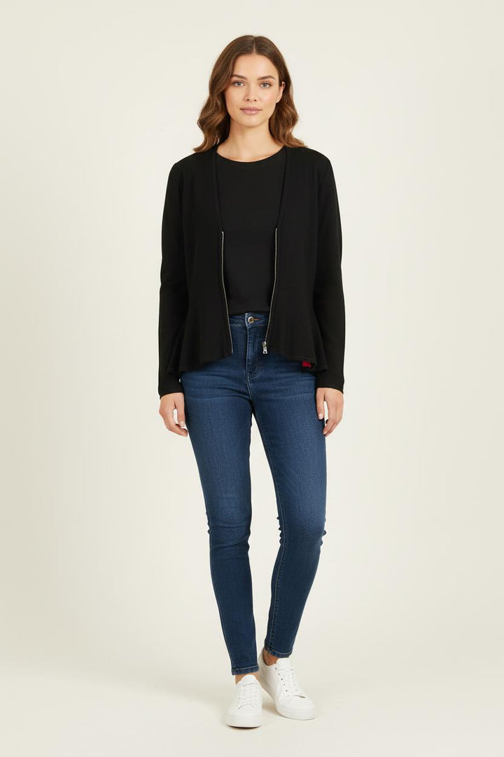 Gilet Noir et Rouge - Taille M/38 de la marque Derhy | PARAD56334 - Vendu par Paradigme - Image 1