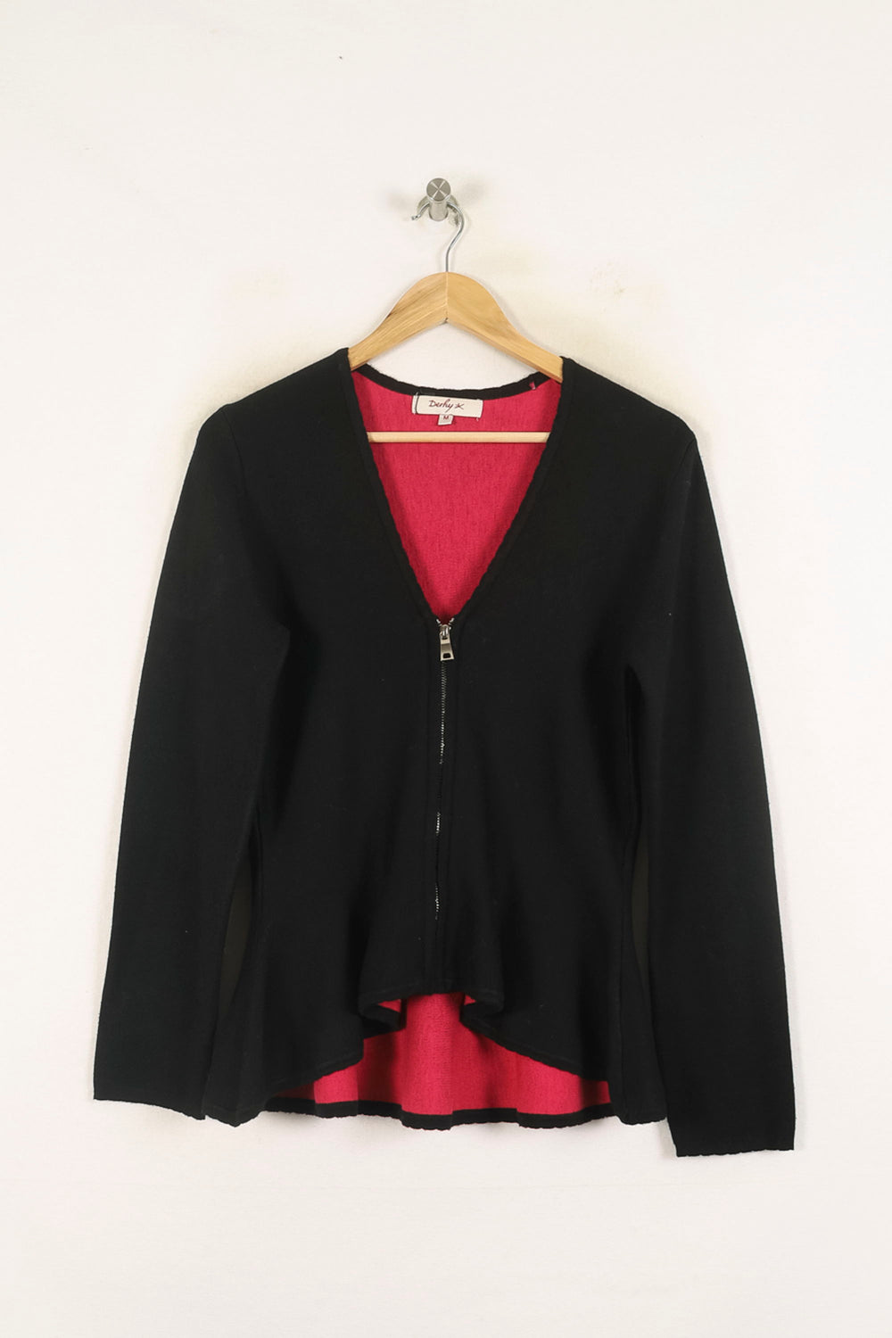 Gilet Noir et Rouge - Taille M/38 de la marque Derhy | PARAD56334 - Vendu par Paradigme - Image 2