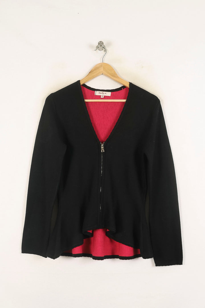Gilet Noir et Rouge - Taille M/38 de la marque Derhy | PARAD56334 - Vendu par Paradigme - Image 2