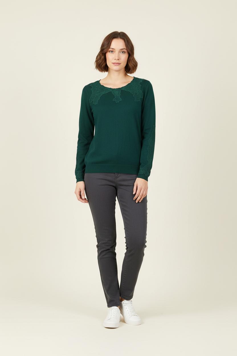 Pull Vert - Taille S/36 de la marque Derhy | PARAD56344 - Vendu par Paradigme - Image 1