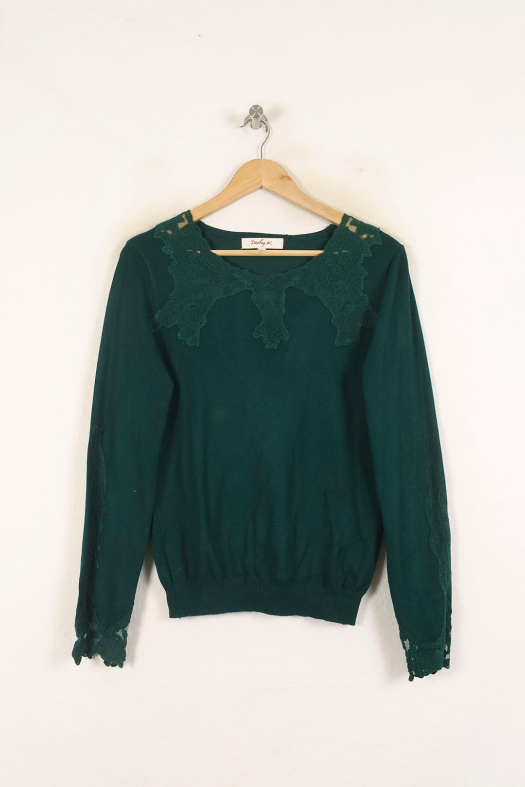 Pull Vert - Taille S/36 de la marque Derhy | PARAD56344 - Vendu par Paradigme - Image 2