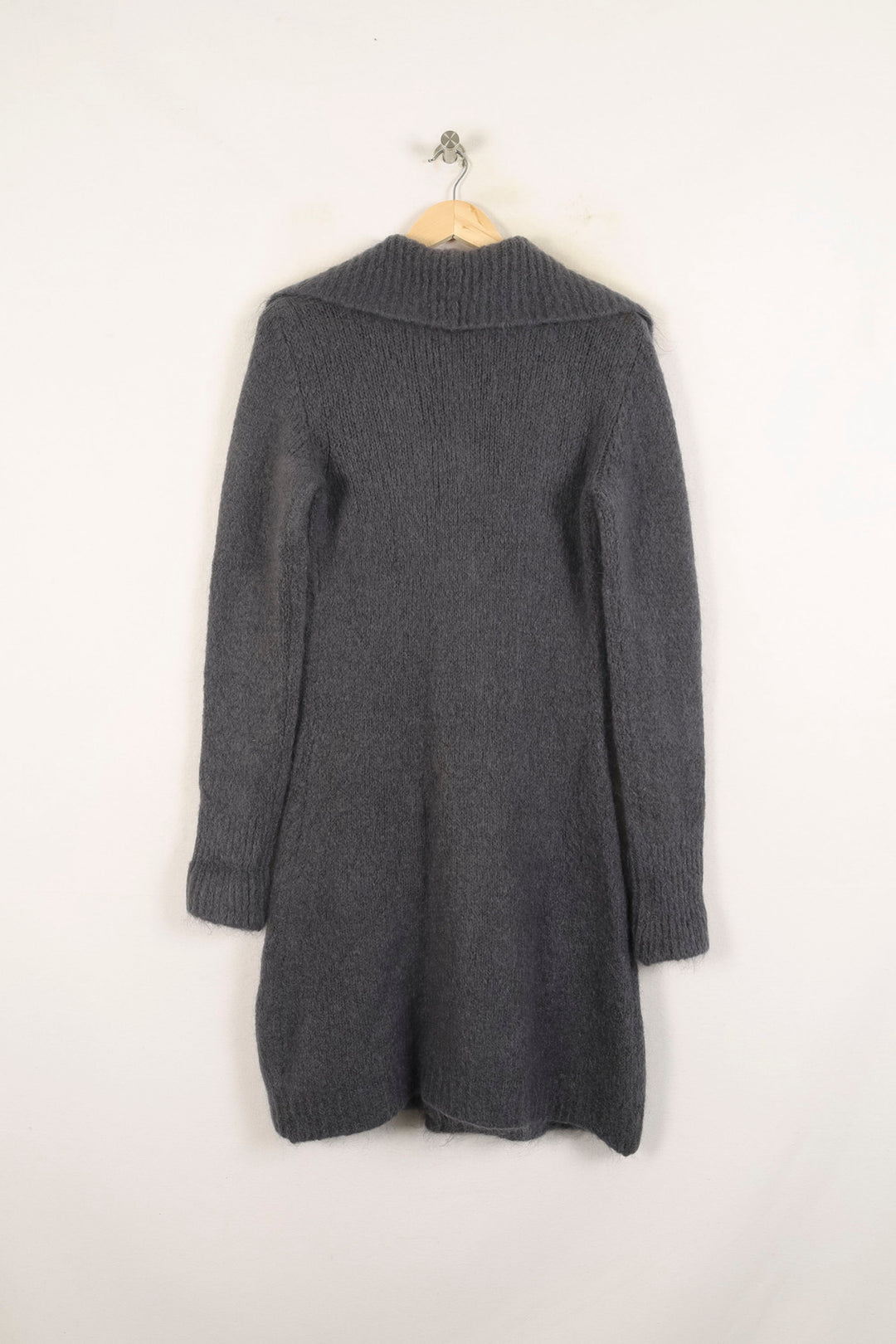 Gilet Long Gris - Taille L/40 de la marque La Fée Maraboutée | PARAD56346 - Vendu par Paradigme - Image 4