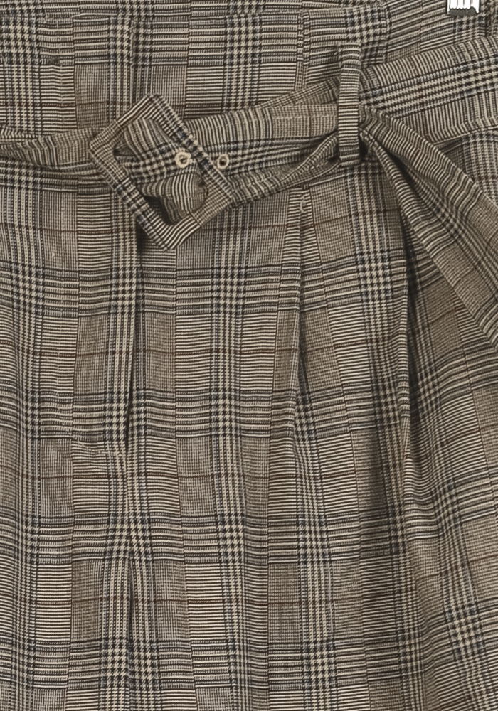 Pantalon Large Beige à Carreaux - Taille L/40 de la marque Suncoo | PARAD56353 - Vendu par Paradigme - Image 3