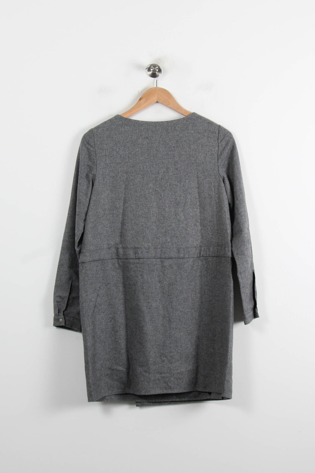 Robe droite grise - Taille S/36 de la marque Sézane | PARAD56363 - Vendu par Paradigme - Image 4