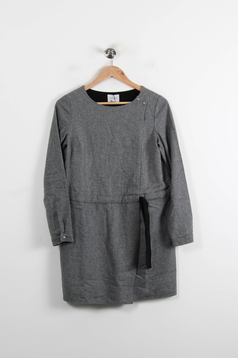 Robe droite grise - Taille S/36 de la marque Sézane | PARAD56363 - Vendu par Paradigme - Image 2