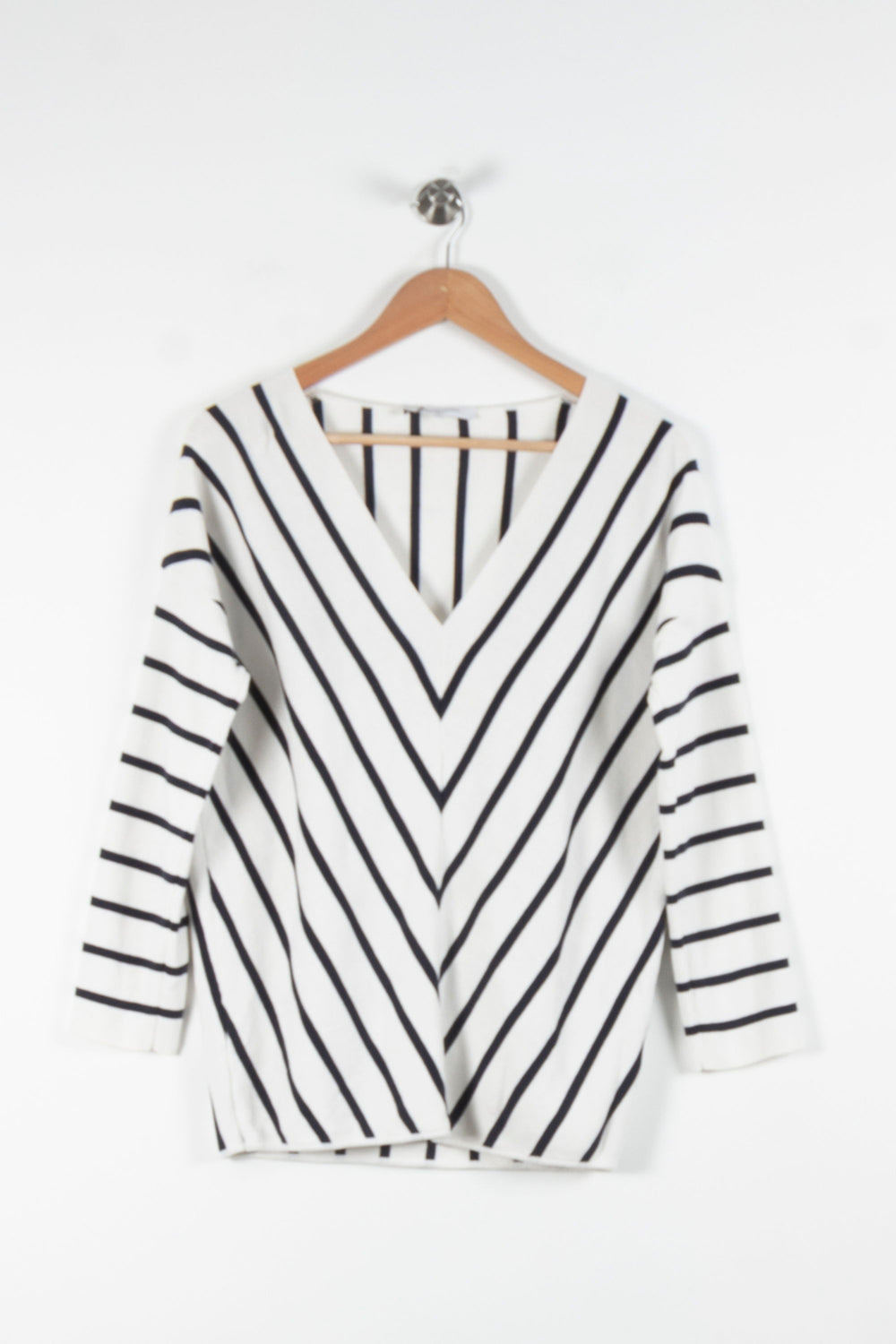 Pull Blanc et Noir - Taille S/36 de la marque Gerard Darel | PARAD56371 - Vendu par Paradigme - Image 2