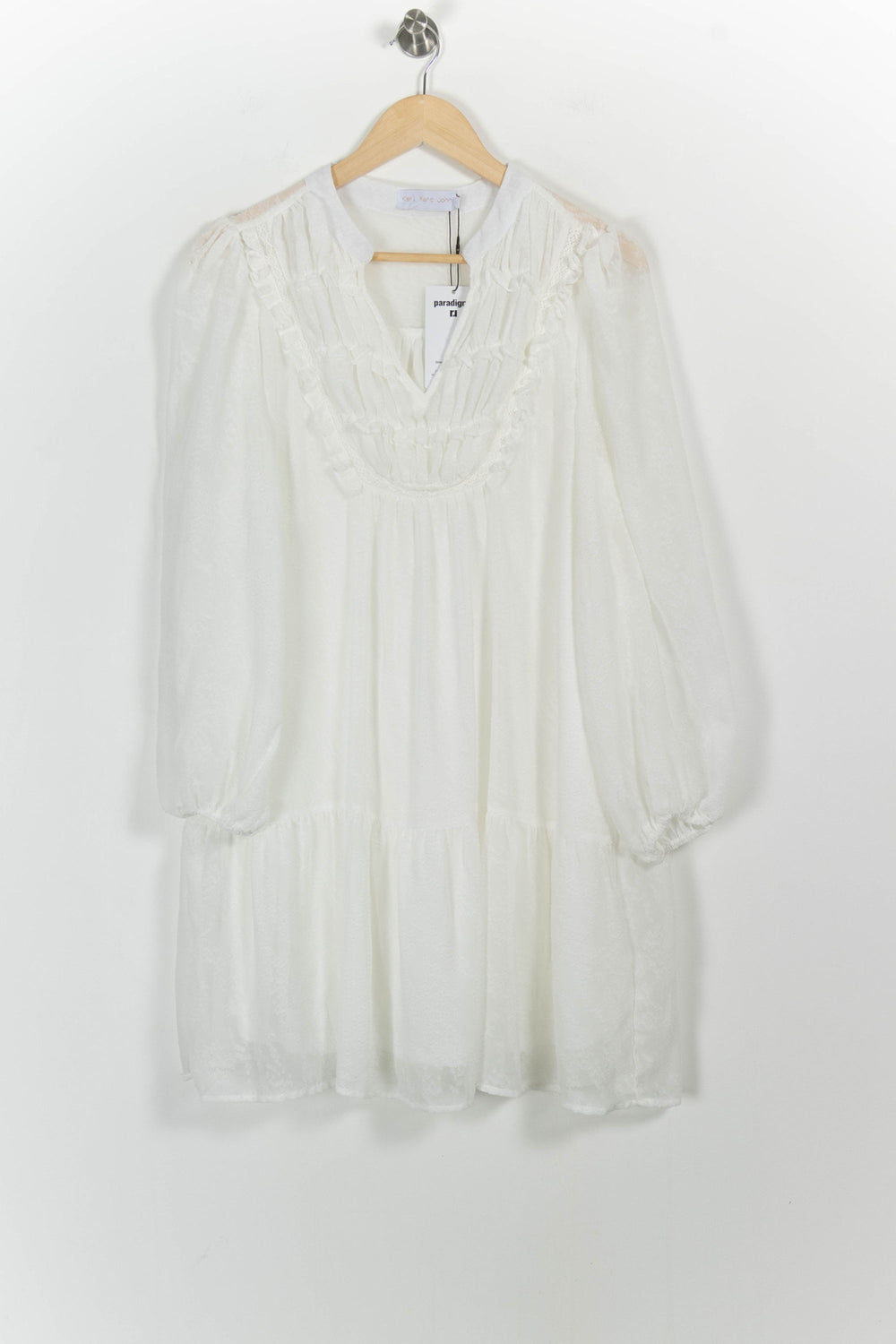 Robe Courte Blanche - Taille M/38 de la marque Karl Marc John | PARAD56427 - Vendu par Paradigme - Image 2