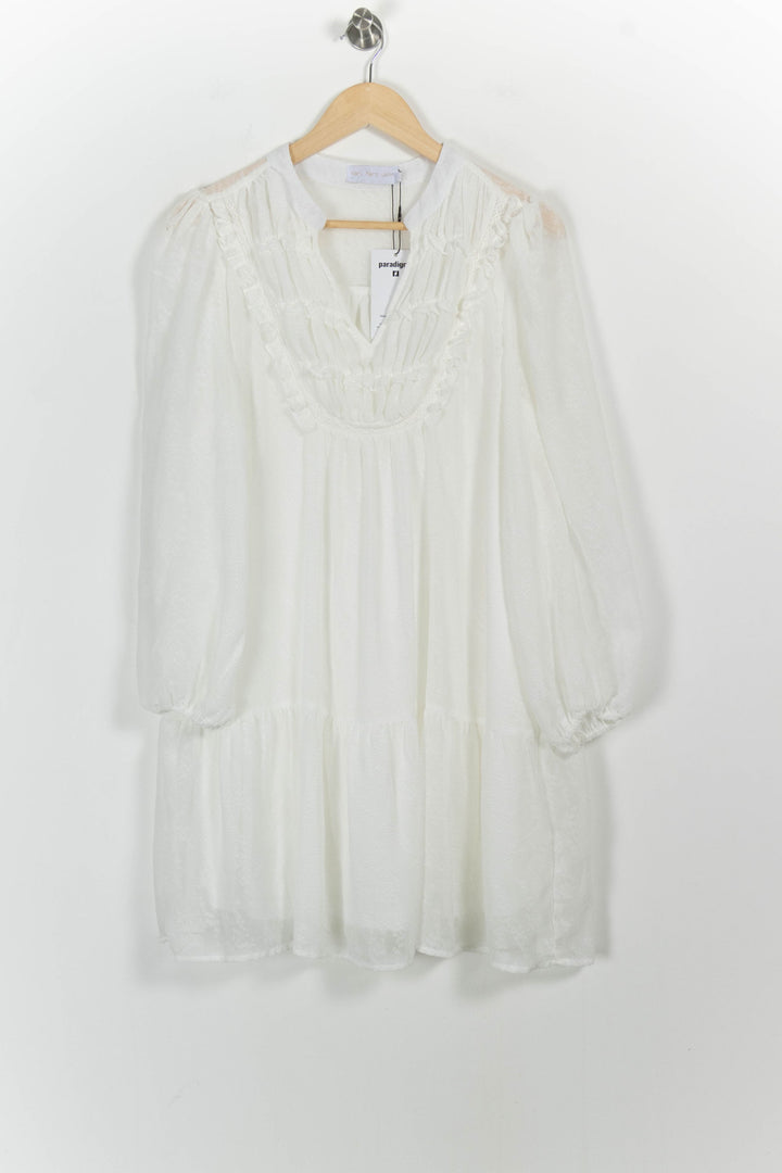 Robe Courte Blanche - Taille M/38 de la marque Karl Marc John | PARAD56427 - Vendu par Paradigme - Image 2