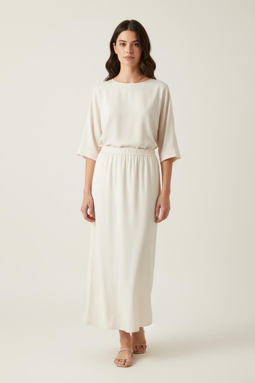 Jupe Longue Blanche - Taille T.U. de la marque Karl Marc John | PARAD56429 - Vendu par Paradigme - Image 1