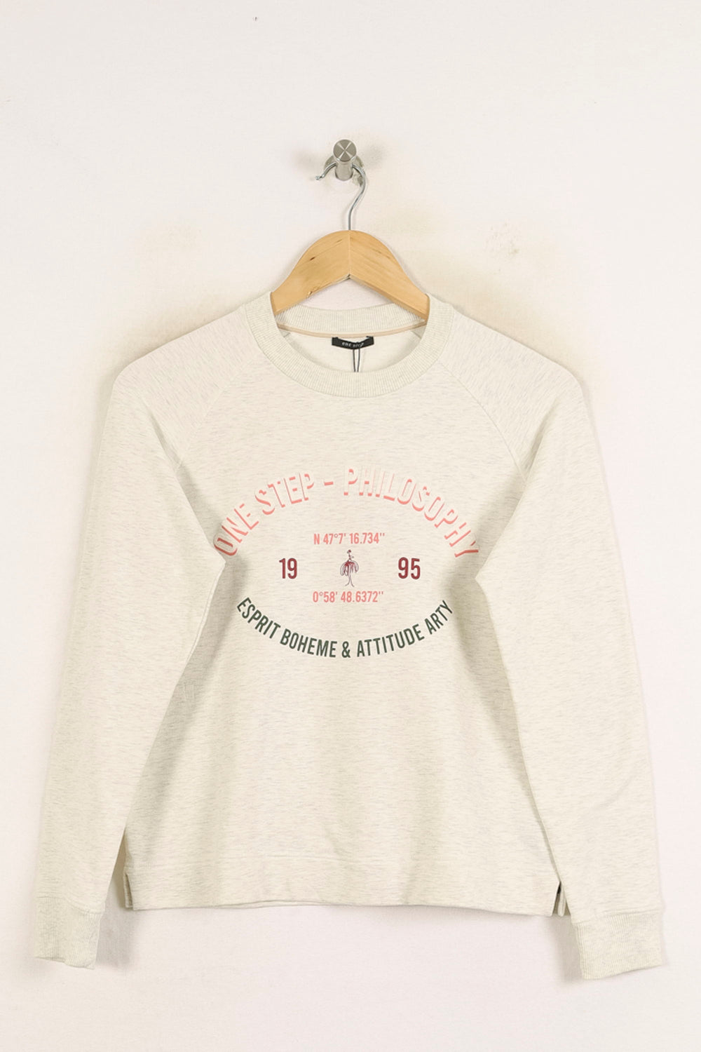 Sweat Gris - Taille XS/34 de la marque One Step | PARAD56455 - Vendu par Paradigme - Image 2