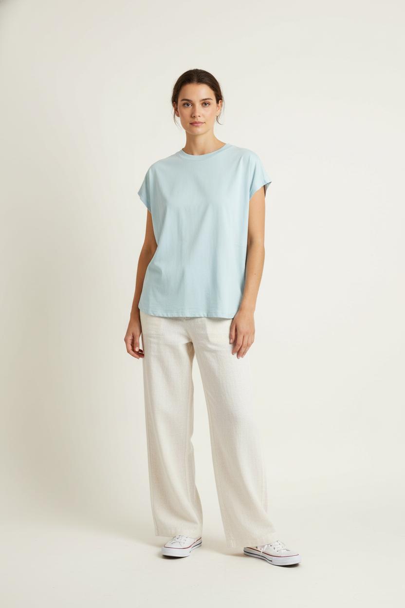 Tee-shirt Bleu - Taille M/38 de la marque Galeries Lafayette | PARAD56515 - Vendu par Paradigme - Image 1