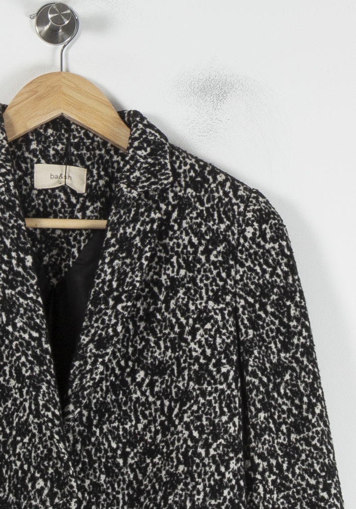 Manteau Noir et Blanc - Taille XS/34 de la marque ba&sh | PARAD56520 - Vendu par Paradigme - Image 3