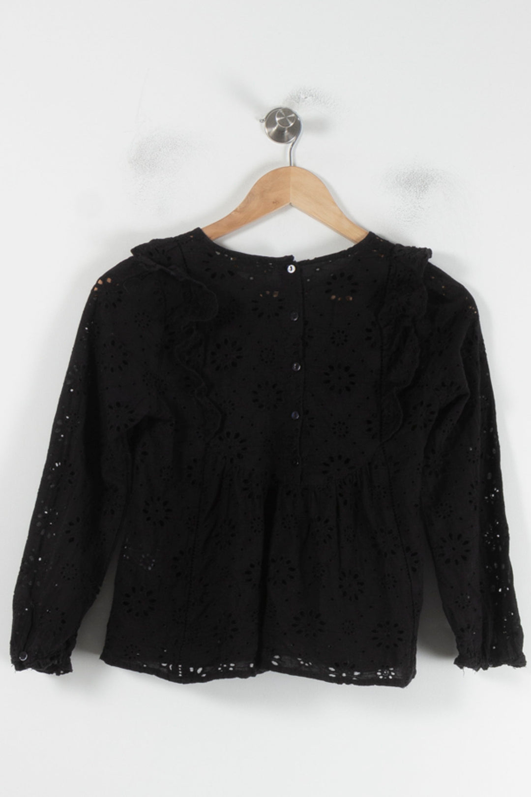 Blouse Noire - Taille S/36 de la marque La Petite Etoile | PARAD56521 - Vendu par Paradigme - Image 4