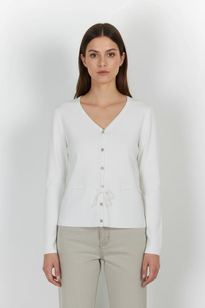 Cardigan Blanc - Taille M/38 de la marque Maison 123 | PARAD56536 - Vendu par Paradigme - Image 1