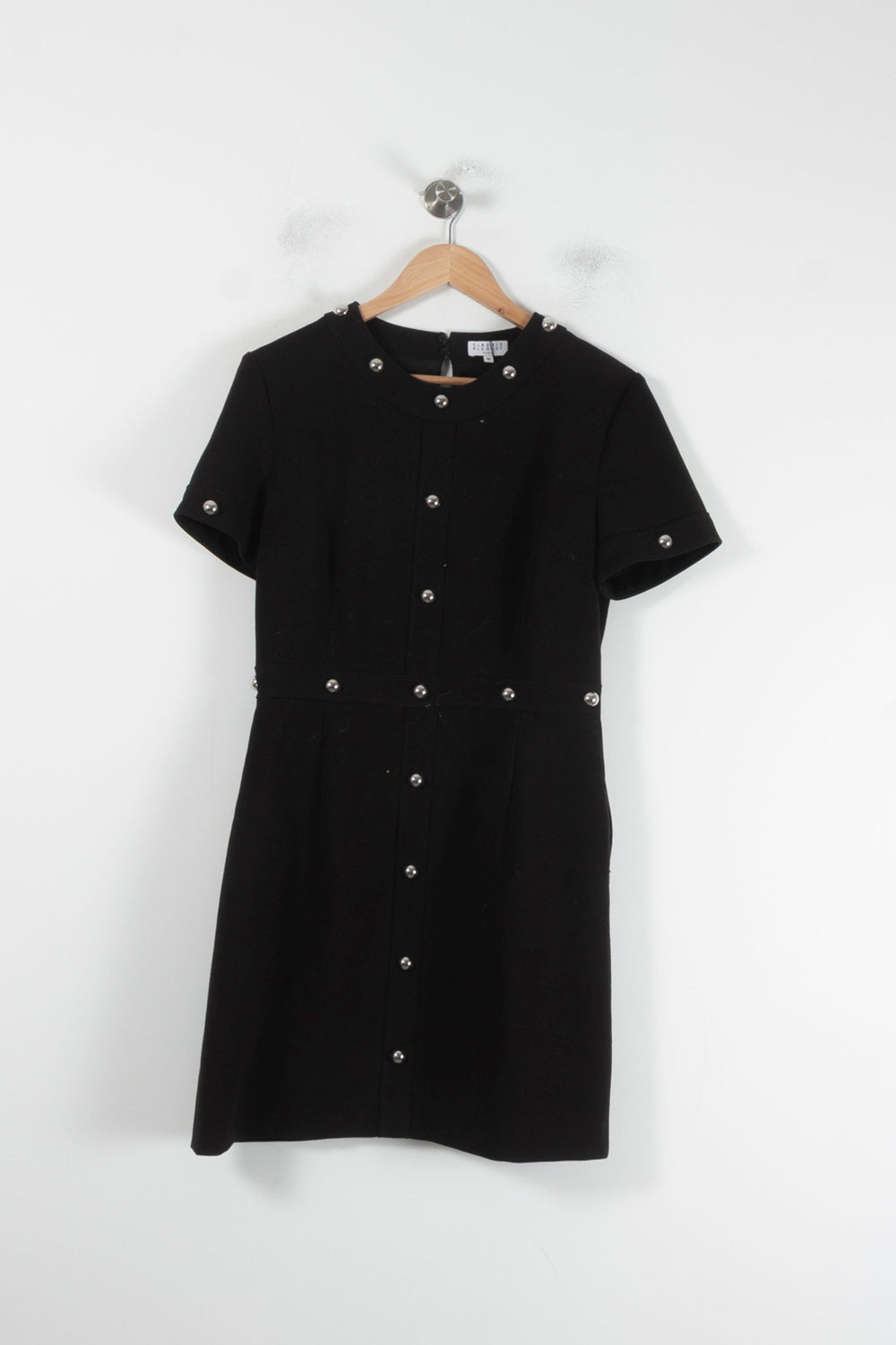 Robe Courte Noire - Taille L/40 de la marque Claudie Pierlot | PARAD56545 - Vendu par Paradigme - Image 2