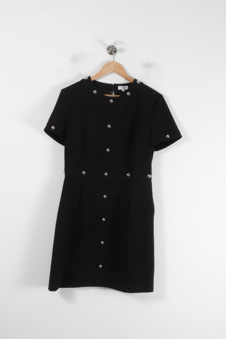 Robe Courte Noire - Taille L/40 de la marque Claudie Pierlot | PARAD56545 - Vendu par Paradigme - Image 2