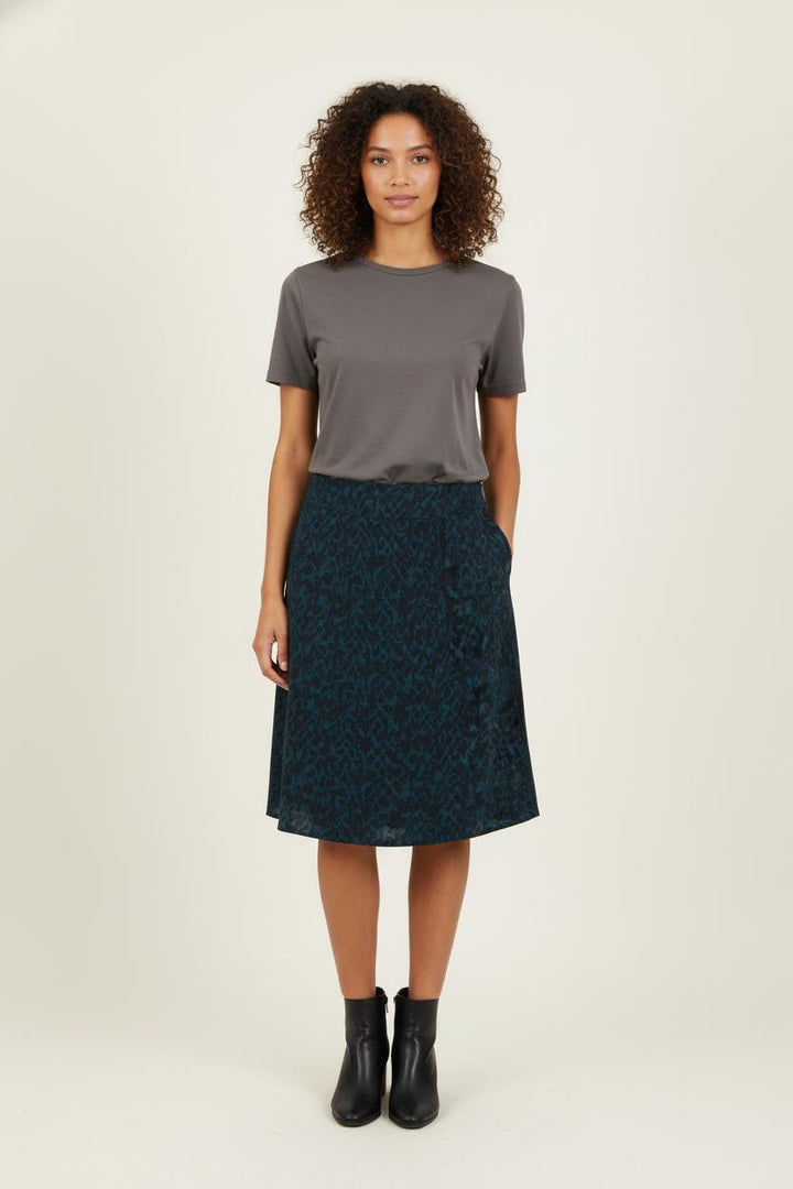 Jupe Courte Bleu et Noir - Taille XL/42 de la marque Comptoir des Cotonniers | PARAD56772 - Vendu par Paradigme - Image 1