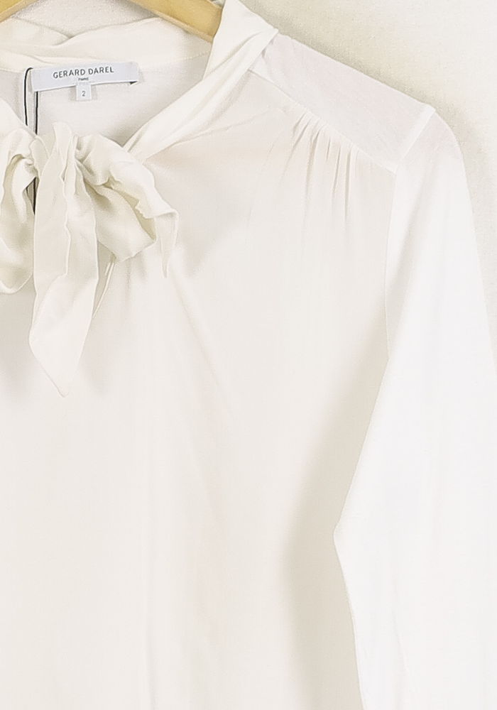 Chemisier Blanc - Taille M/38 de la marque Gerard Darel | PARAD56776 - Vendu par Paradigme - Image 3