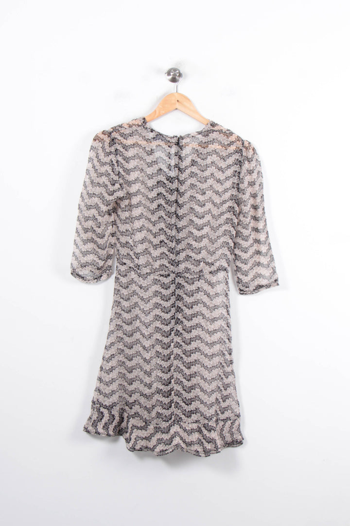 Robe Midi Multicolore - Taille S/36 de la marque The Kooples | PARAD56784 - Vendu par Paradigme - Image 4