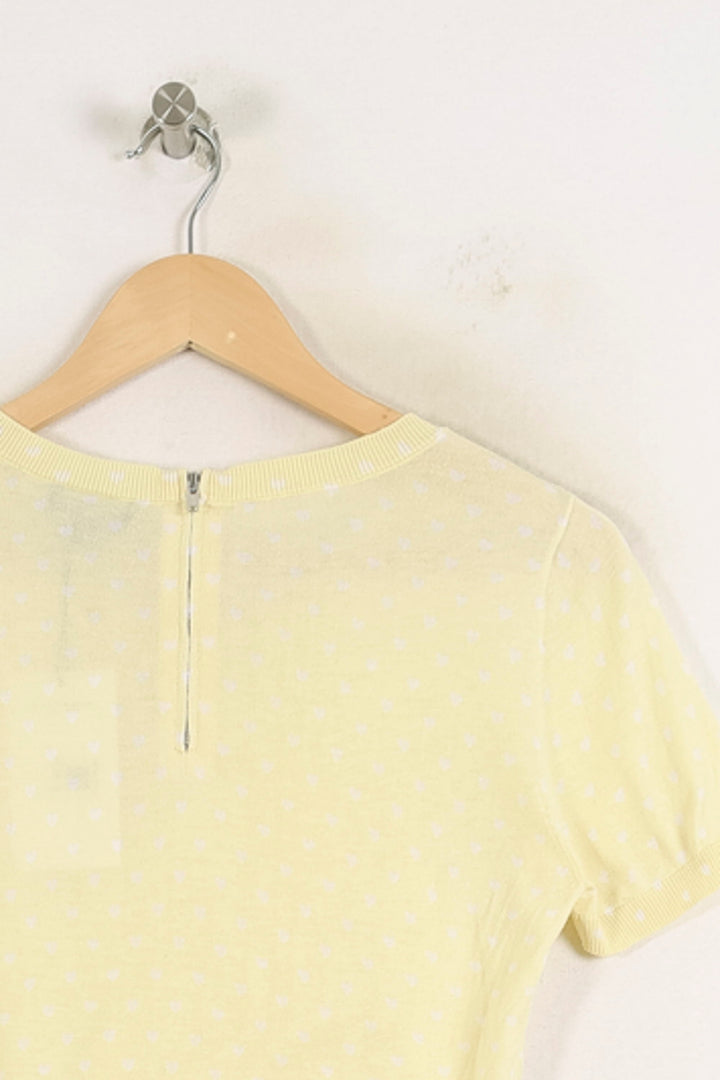 Pull Jaune - Taille M/38 de la marque Caroll | PARAD56785 - Vendu par Paradigme - Image 4