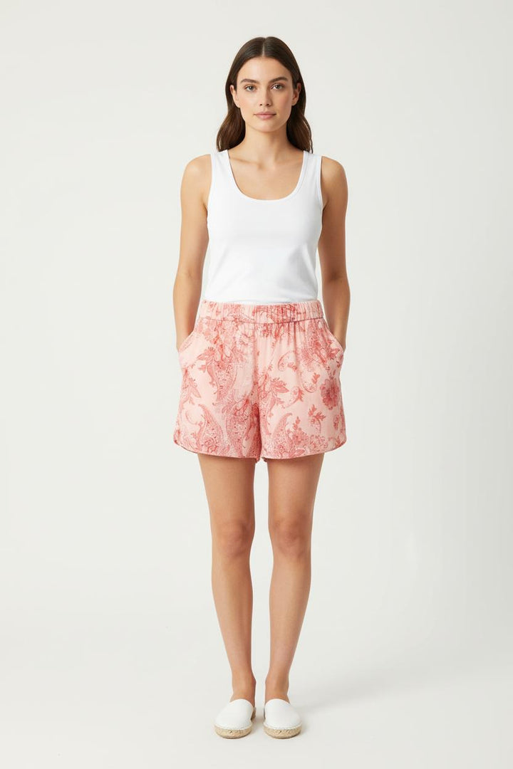 Short Imprimé Rouge - Taille L/40 de la marque Liu Jo | PARAD56792 - Vendu par Paradigme - Image 1