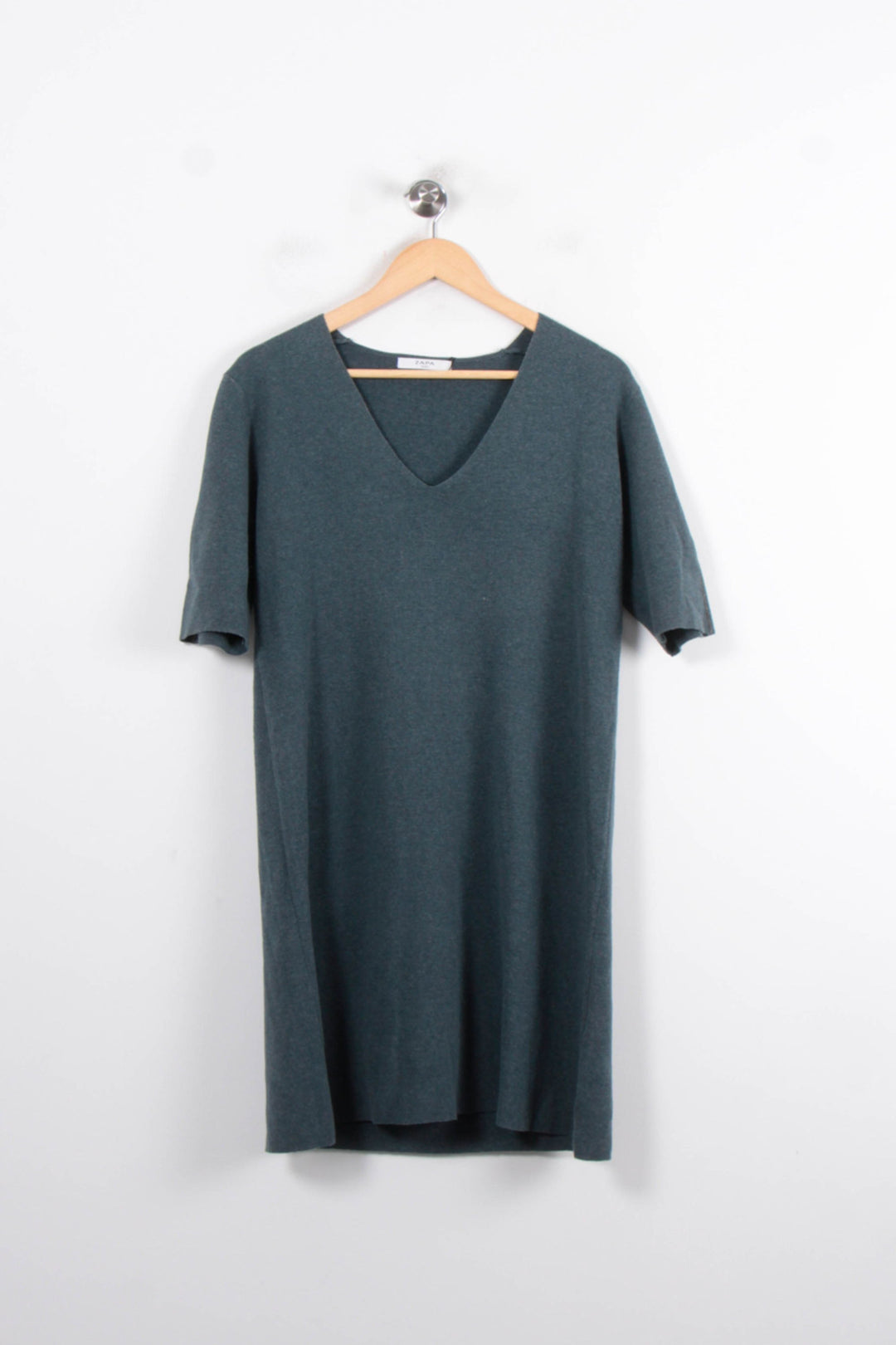 Robe Midi Verte - Taille L/40 de la marque ZAPA | PARAD56802 - Vendu par Paradigme - Image 2