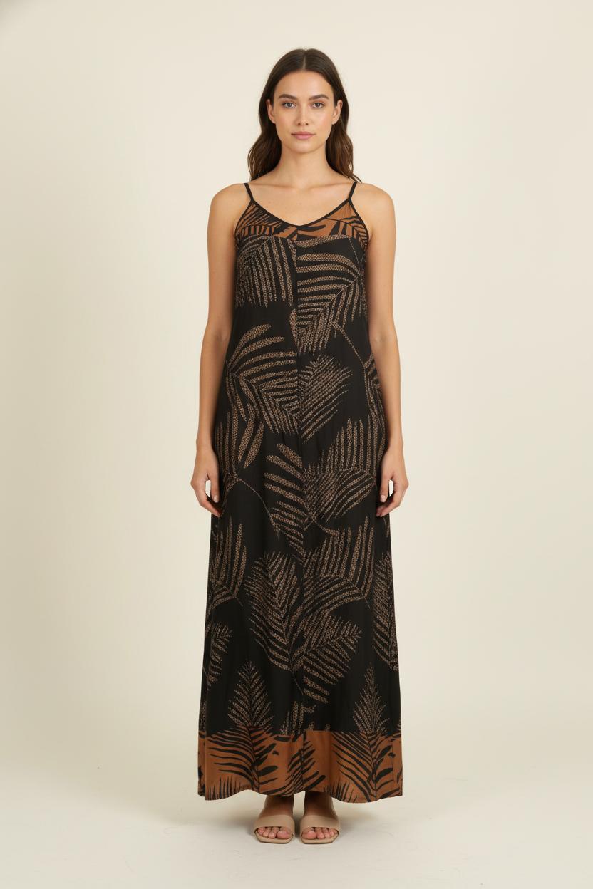 Combinaison Noire et Marron - Taille L/40 de la marque La Fée Maraboutée | PARAD56814 - Vendu par Paradigme - Image 1