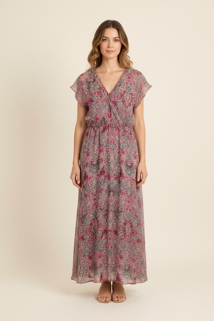 Robe Longue Multicolore - Taille XL/42 de la marque IKKS | PARAD56815 - Vendu par Paradigme - Image 1