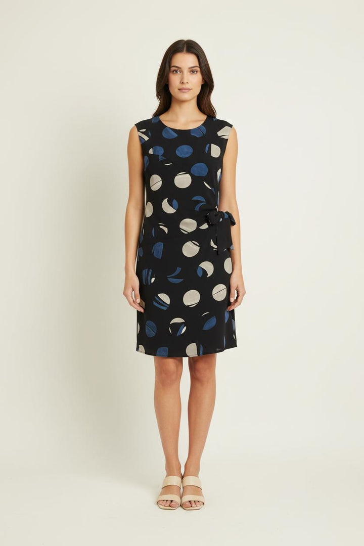 Robe Noire et Bleue - Taille M/38 de la marque La Fée Maraboutée | PARAD56816 - Vendu par Paradigme - Image 1