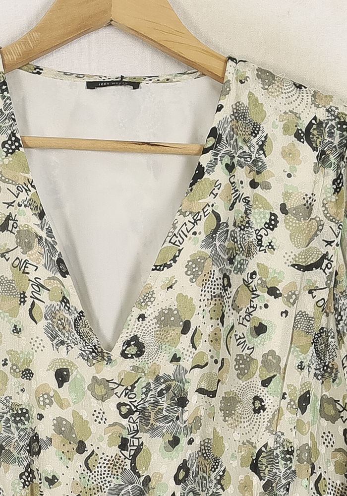 Robe Midi Multicolore - Taille L/40 de la marque IKKS | PARAD56818 - Vendu par Paradigme - Image 3