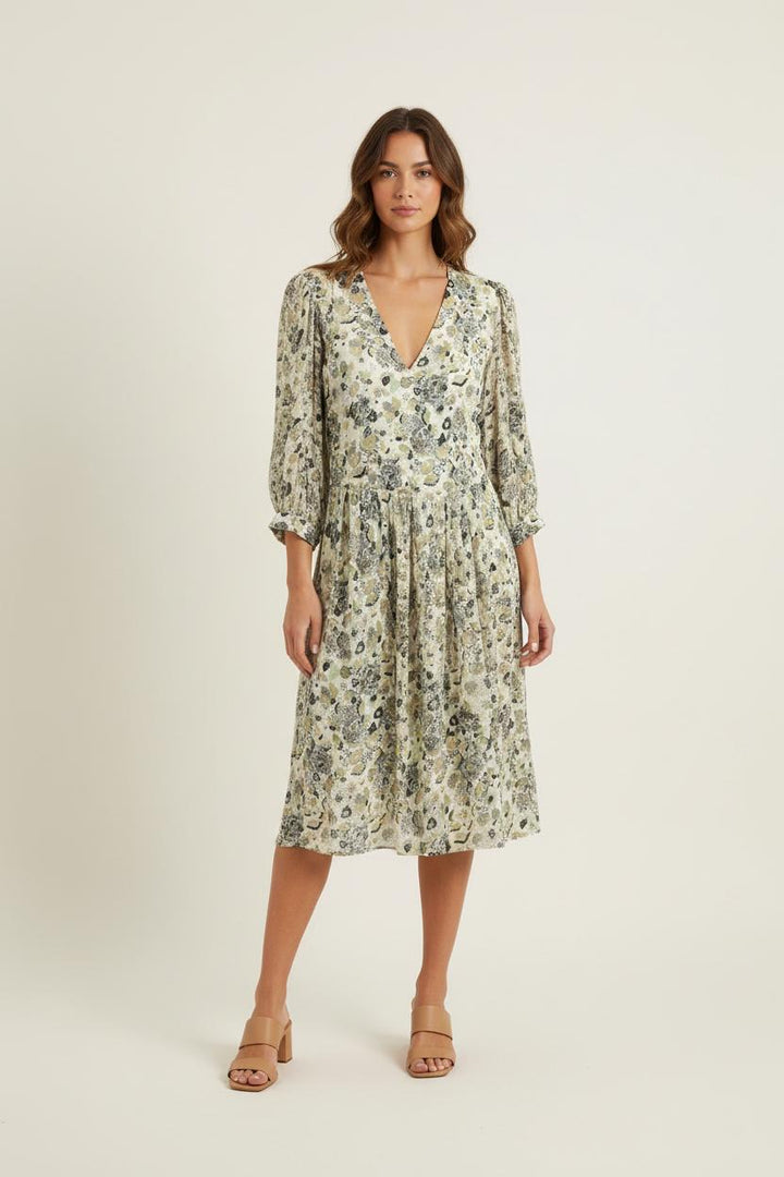 Robe Midi Multicolore - Taille L/40 de la marque IKKS | PARAD56818 - Vendu par Paradigme - Image 1