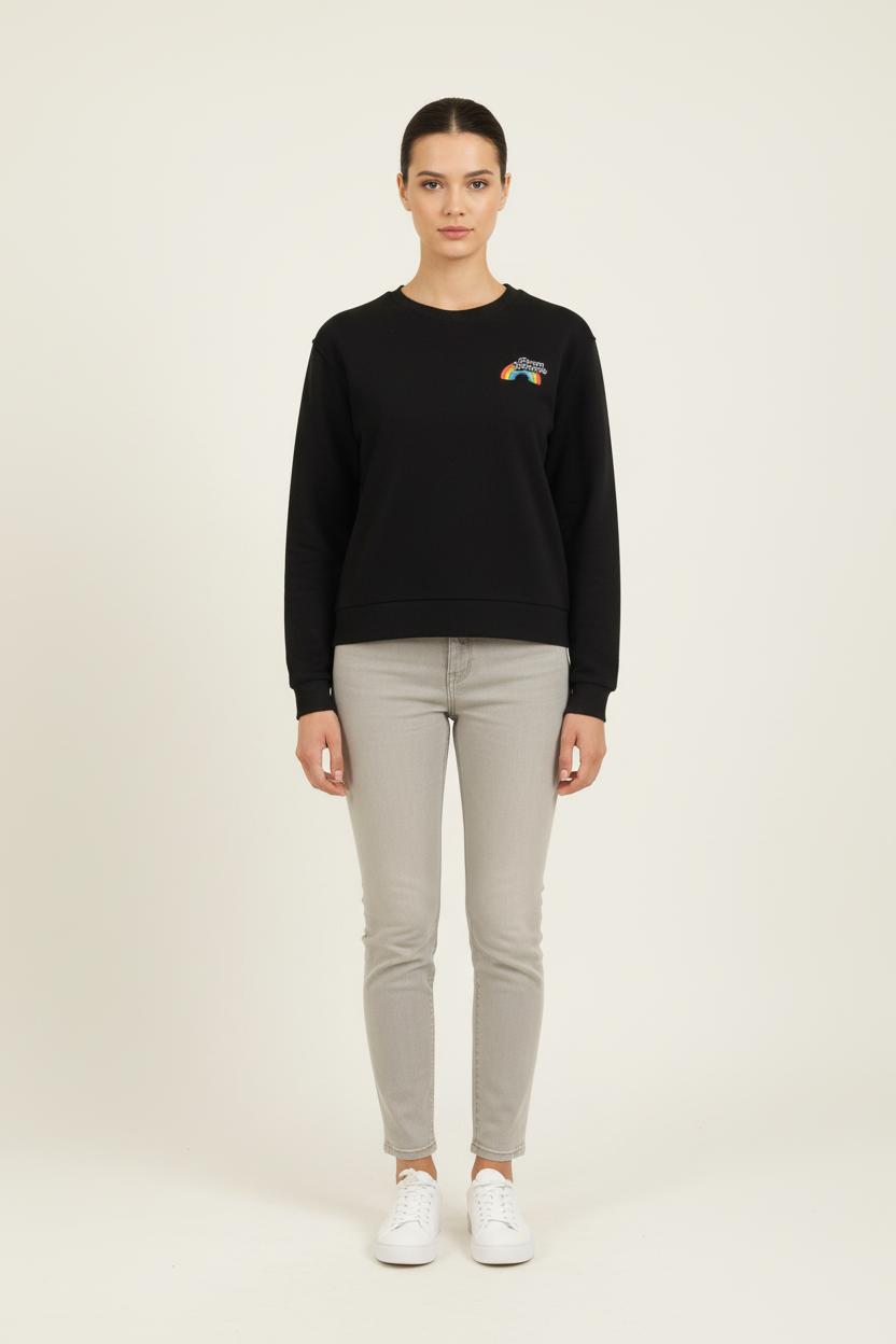 Sweatshirt Noir - Taille S/36 de la marque Maje | PARAD56819 - Vendu par Paradigme - Image 1