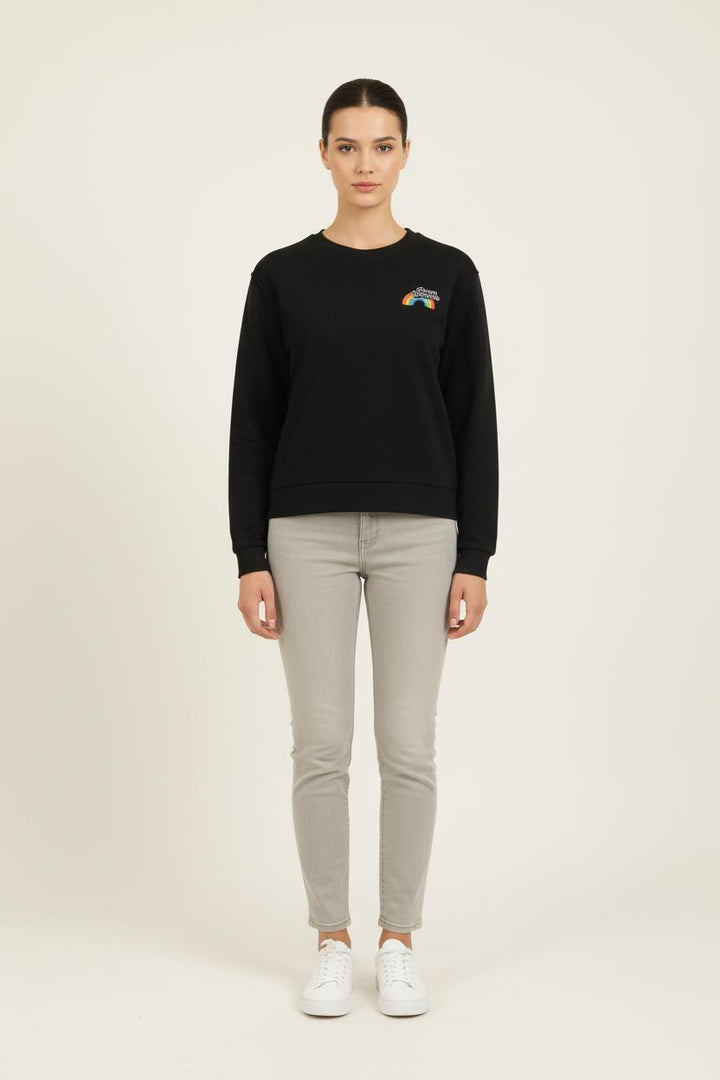 Sweatshirt Noir - Taille S/36 de la marque Maje | PARAD56819 - Vendu par Paradigme - Image 1