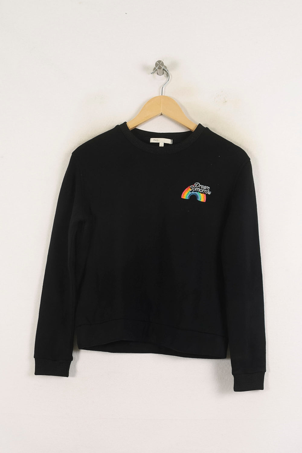Sweat Noir - Taille S/36 de la marque Maje | PARAD56820 - Vendu par Paradigme - Image 2