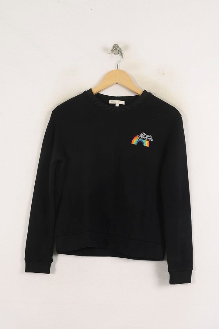 Sweat Noir - Taille S/36 de la marque Maje | PARAD56820 - Vendu par Paradigme - Image 2