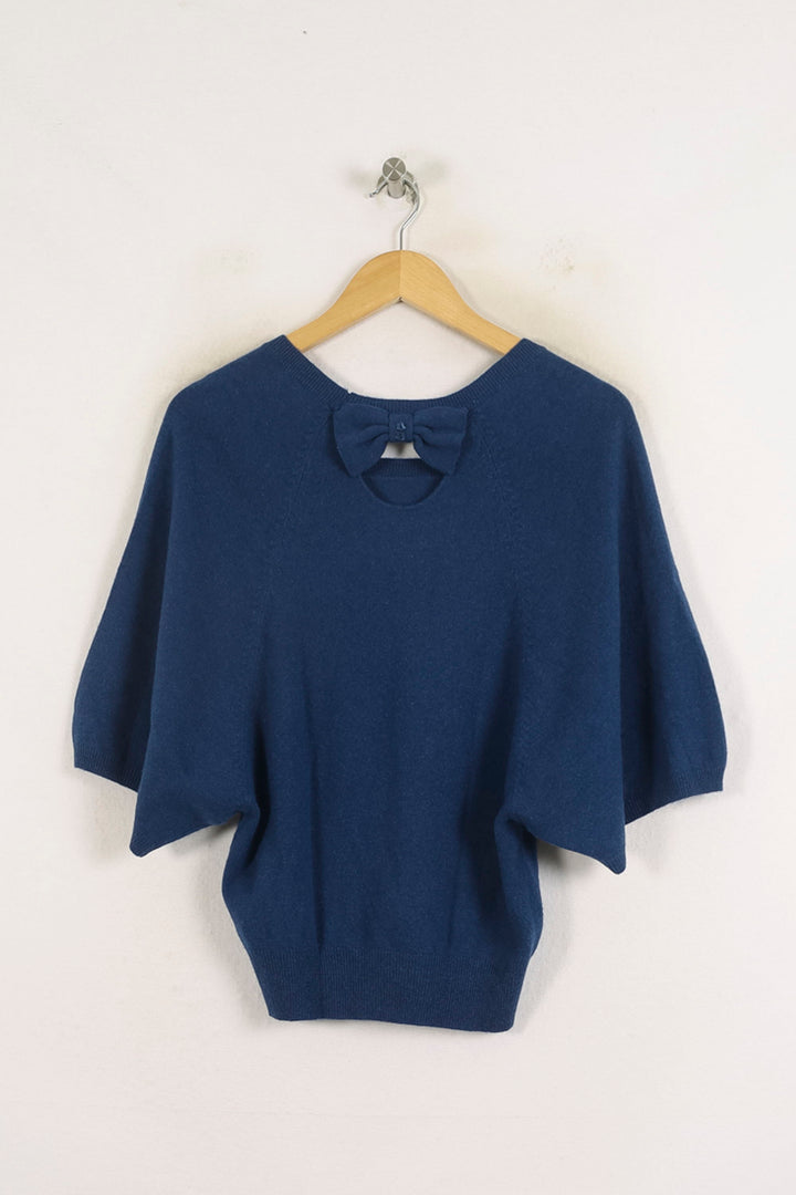 Pull Bleu - Taille S/36 de la marque Sandro | PARAD56821 - Vendu par Paradigme - Image 4