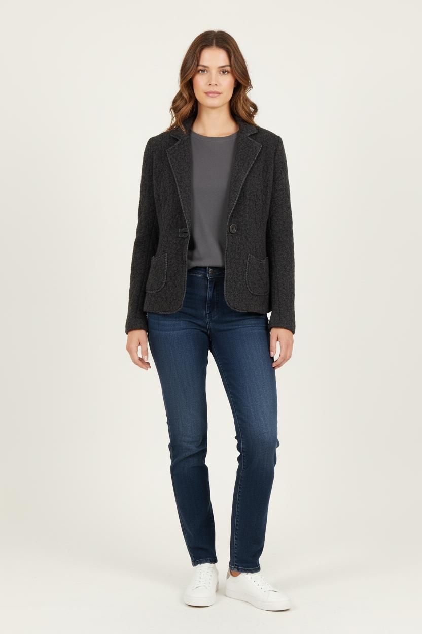 Veste Noire - Taille S/36 de la marque Gerard Darel | PARAD56831 - Vendu par Paradigme - Image 1